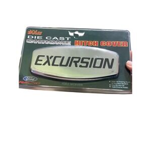 Bully Ford Excursion Die Cast Chrome Hitch Cover Triple Chrome Plated